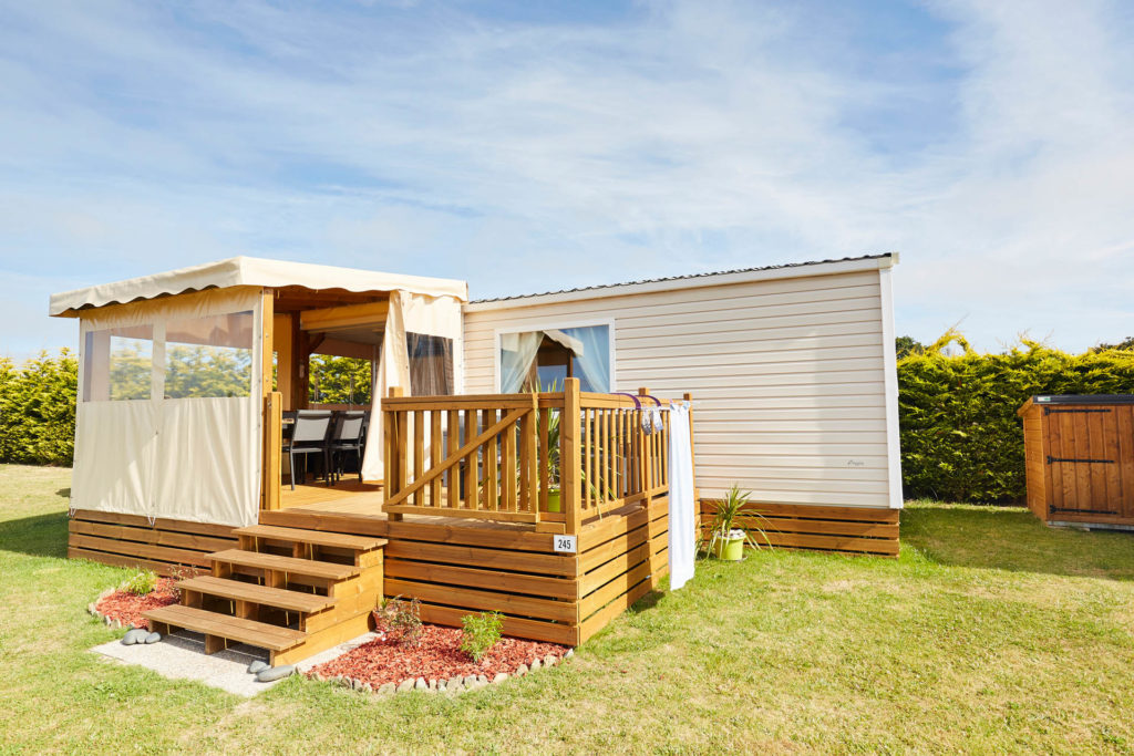 Mobil home a vendre Cancale Camping Le Bois Pastel
