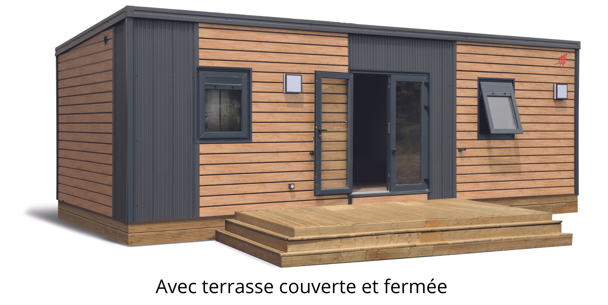 Avec terrasse couverte et fermée