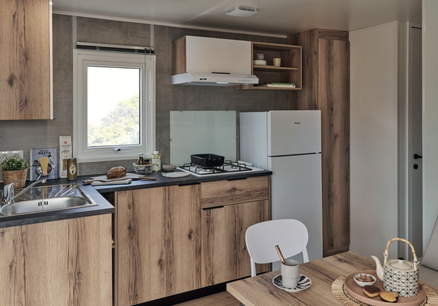 Cuisine Saussaye Mobilhome Cancale